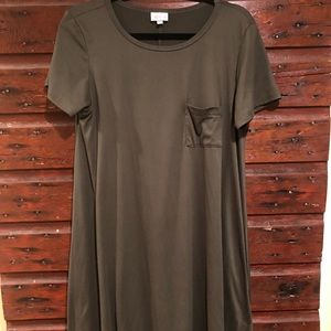 Army green Carlee dress